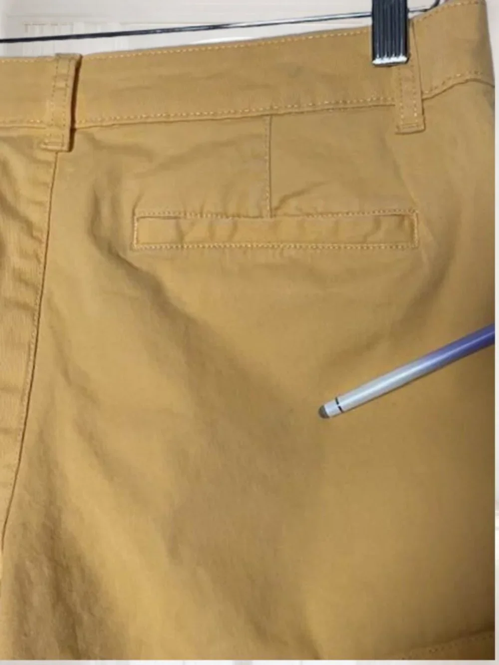 a.n.a. Orange Creamsicle Mid-Rise Shortie Shorts Stretch Size 6 Summer Pastel - Picture 7 of 11